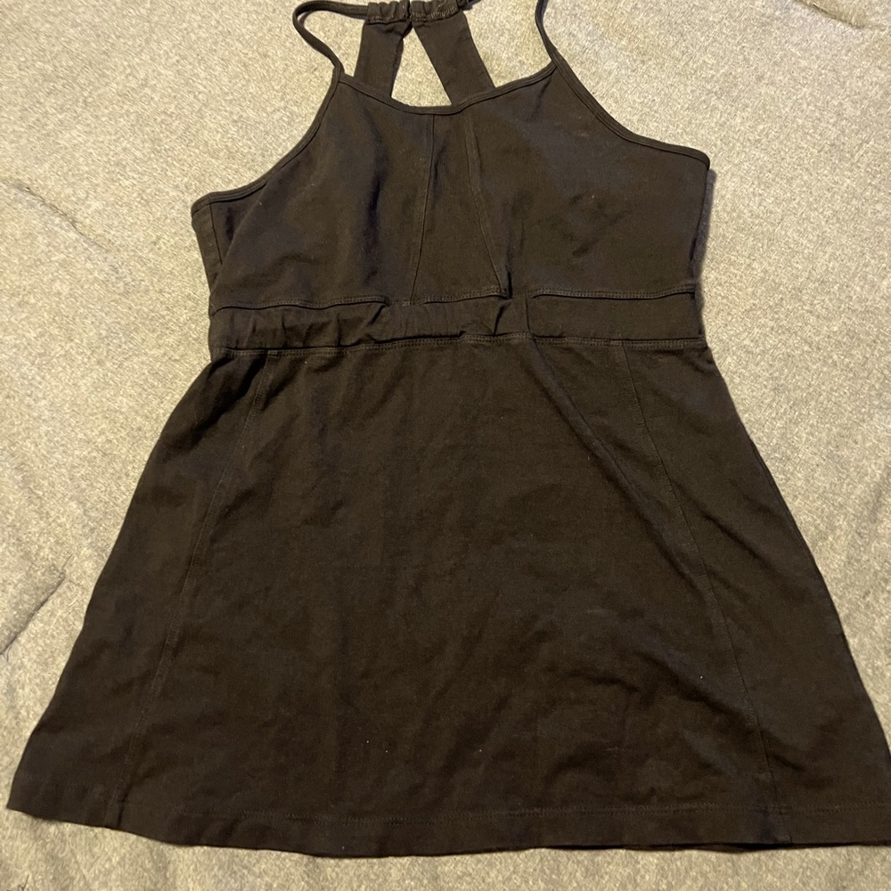 Black tank top
